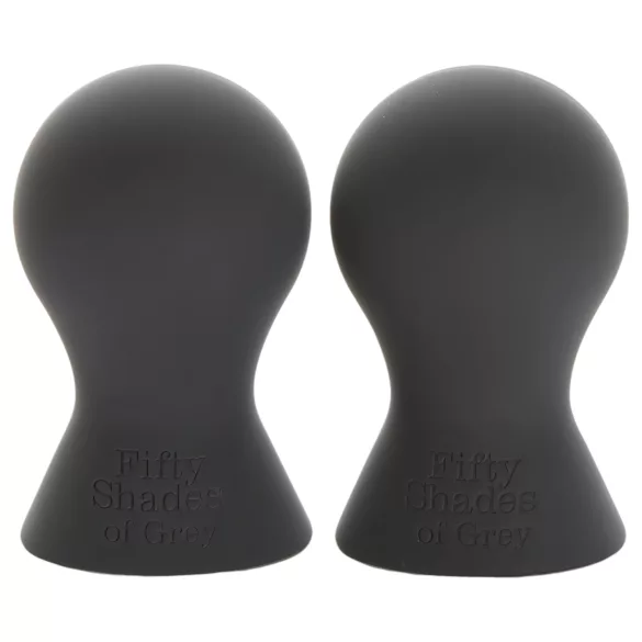 Fifty Shades of Grey - bröstvårtssugare - silikon - grå