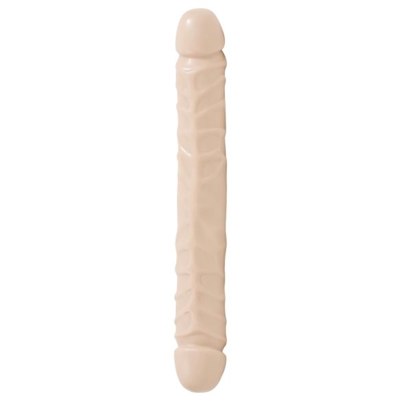 Doc Johnson - dubbel dildo - naturfärg - 30,5 cm
