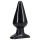 Doc Johnson svart analplugg - klassisk, stor (14,5 cm)