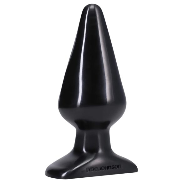 Doc Johnson svart analplugg - klassisk, stor (14,5 cm)