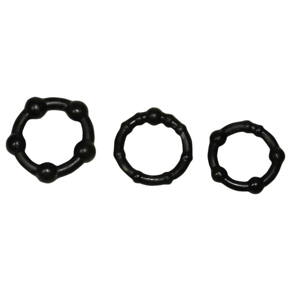 You2Toys - penisring set - 3-pack svart