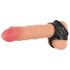 You2Toys - Latex penis- och testikelmanschett - svart