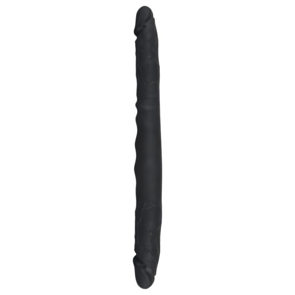 Bad Kitty - dubbel dildo i svart silikon