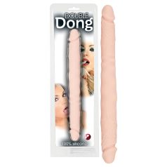 You2Toys - dubbel dildo - mjuk silikon - natur