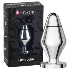   Mystim Little John - liten analplugg för elektrosex (silver)
