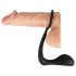 Black Velvet - analplugg med penisring (svart)