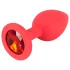 You2Toys - Colorful JOY - silikon analplugg - liten (röd)