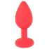 You2Toys - Colorful JOY - silikon analplugg - liten (röd)