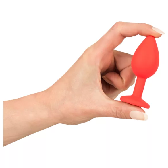 You2Toys - Colorful JOY - silikon analplugg - liten (röd)