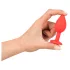 You2Toys - Colorful JOY - silikon analplugg - liten (röd)