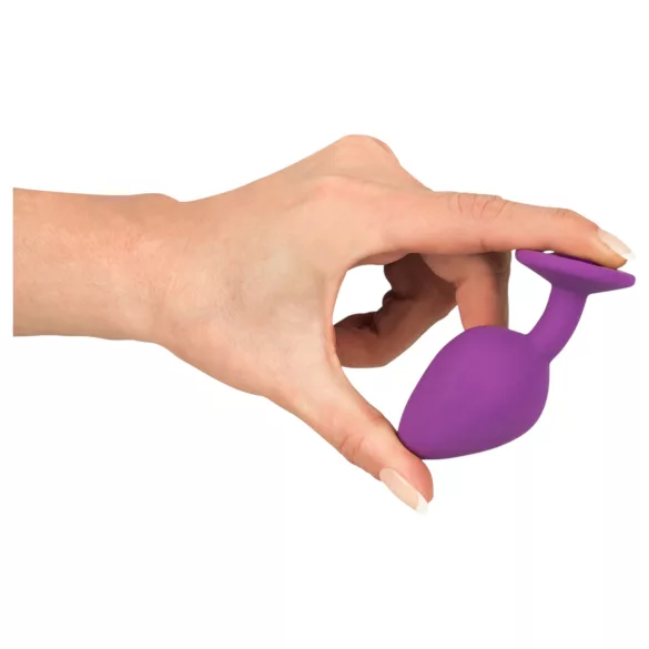 You2Toys - Colorful JOY - silikon analplugg - medium (lila)