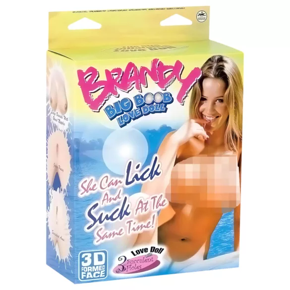 Brandy - uppblåsbar docka - realistisk - plast