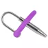 You2Toys - Penisplugg - silikon ollonring med konisk dilatator (lila-silver)