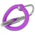 You2Toys - Penisplugg - silikon ollonring med konisk dilatator (lila-silver)