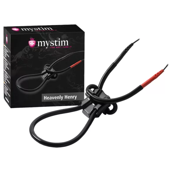 mystim - elektrostimulering penisring - silikon