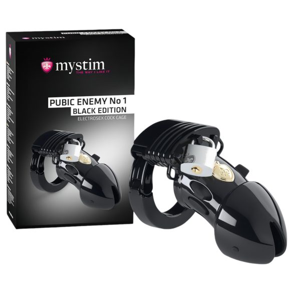 mystim Svart Edition PUBIC ENEMY Nr 1 - elektro-pennilås