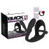 Black Velvets - analdildo med penisring och pungslinga - svart