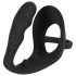 Black Velvet analstimulant med ringar - svart