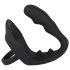 Black Velvet analstimulant med ringar - svart
