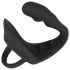 Black Velvet analstimulant med ringar - svart