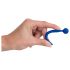 Dilator Sperma Stopper - kulformad, silikon urinrörsutvidgare (blå)