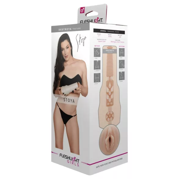 Fleshlight Stoya Destroya - masturbator vagina realistisk