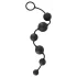 Black Velvets - analdildo med 6 kulor (svart)