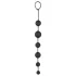 Black Velvets - analdildo med 6 kulor (svart)