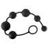 Black Velvets - analdildo med 6 kulor (svart)
