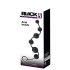 Black Velvet - 6-pärla analdildo (svart)