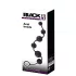 Black Velvets - analdildo med 6 kulor (svart)