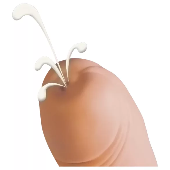 You2Toys - dildo med ejakulation - naturfärg
