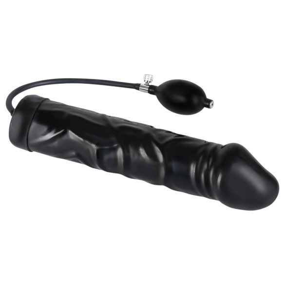 You2Toys - Latex, uppblåsbar analplug - stor (svart)