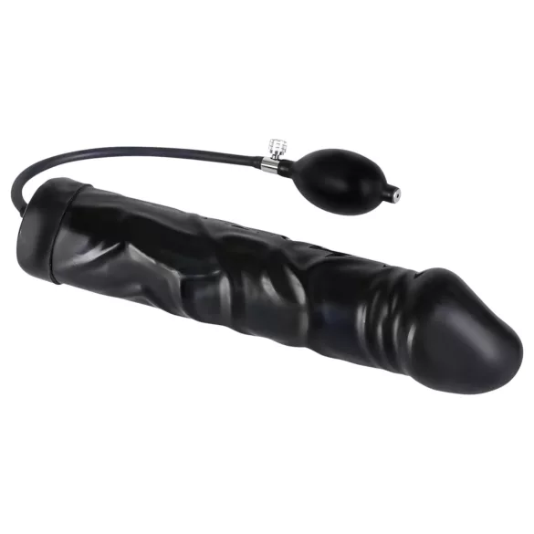 You2Toys - uppblåsbar analplugg - stor - svart latex