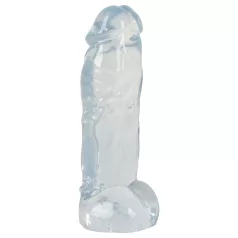 Crystal Clear Big Dong - geléjätte-dildo (21,5 cm)