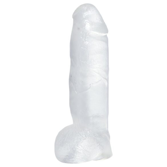 Kristallklar - dildo - extra stor - transparent