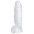 Kristallklar - dildo - extra stor - transparent