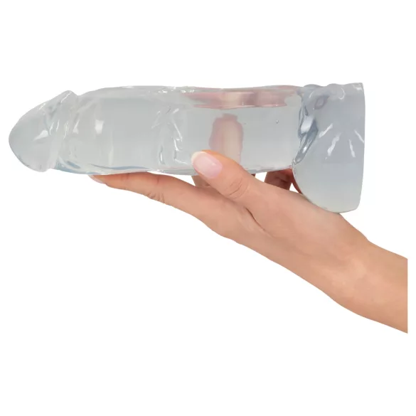 Crystal Clear Big Dong - geléjätte-dildo (21,5 cm)