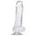 Kristallklar sugproppdildo