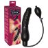 You2Toys - Uppblåsbar latex analplug - svart (stor)