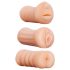 Fickhockeyset (3 st) - Juicy konstgjord vagina, mun, rumpa