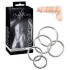 Bad Kitty - penisring set i metall - 5 delar