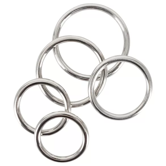 Bad Kitty - penisring set i metall - 5 delar