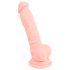 Medicinsk silikon dildo (18 cm) - naturlig