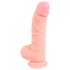 Medicinskt silikon dildo (20 cm) - natur