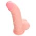 Medicinskt silikon dildo (20 cm) - natur