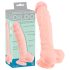 Medicinsk silikon-dildo (24 cm) - naturlig