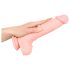 Medicinsk silikon-dildo (24 cm) - naturlig