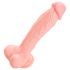 Medicinsk silikon-dildo (24 cm) - naturlig
