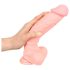 Medicinsk silikon-dildo (24 cm) - naturlig